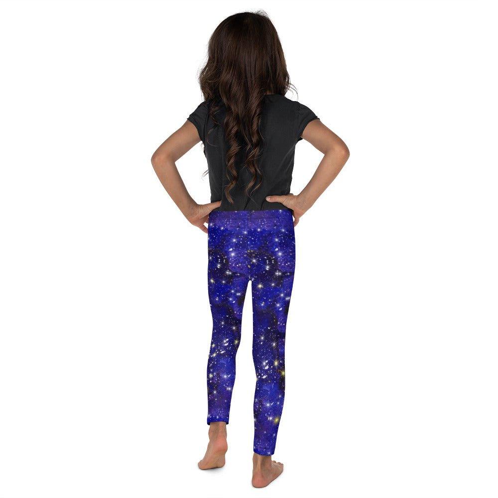 Blue Nebula Kid's Leggings | DEEAREST LTD