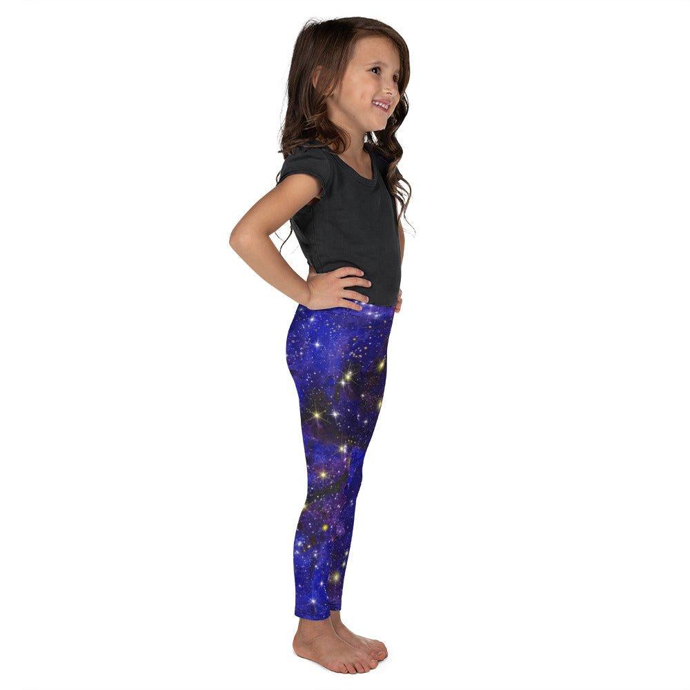 Blue Nebula Kid's Leggings | DEEAREST LTD