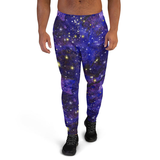 Blue Nebula Men's Joggers | DEEAREST LTD