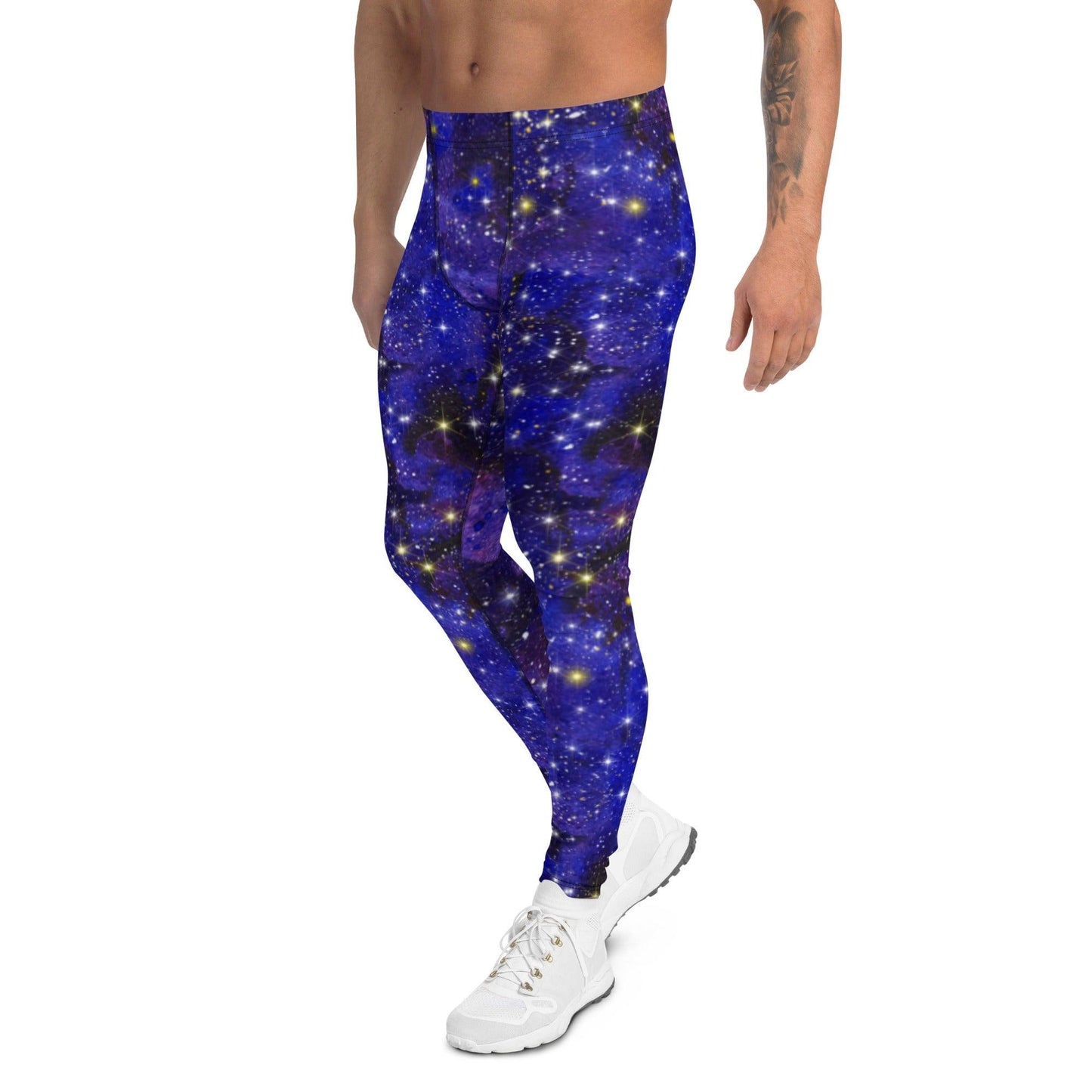 Blue Nebula Men's Leggings | DEEAREST LTD