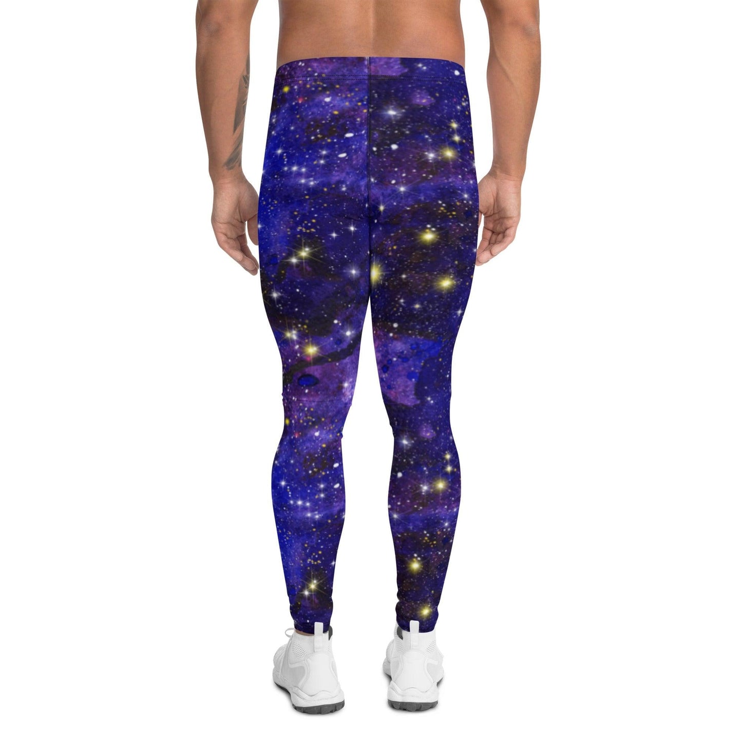 Blue Nebula Men's Leggings | DEEAREST LTD