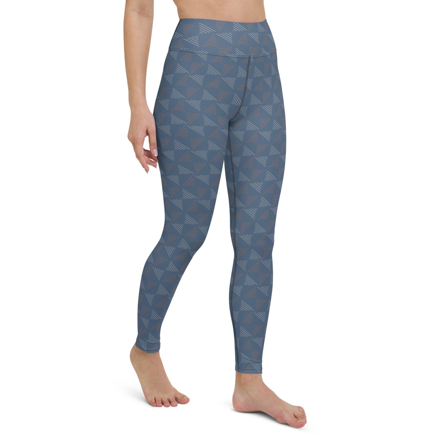 Blue Pottery Yoga Leggings | DEEAREST LTD