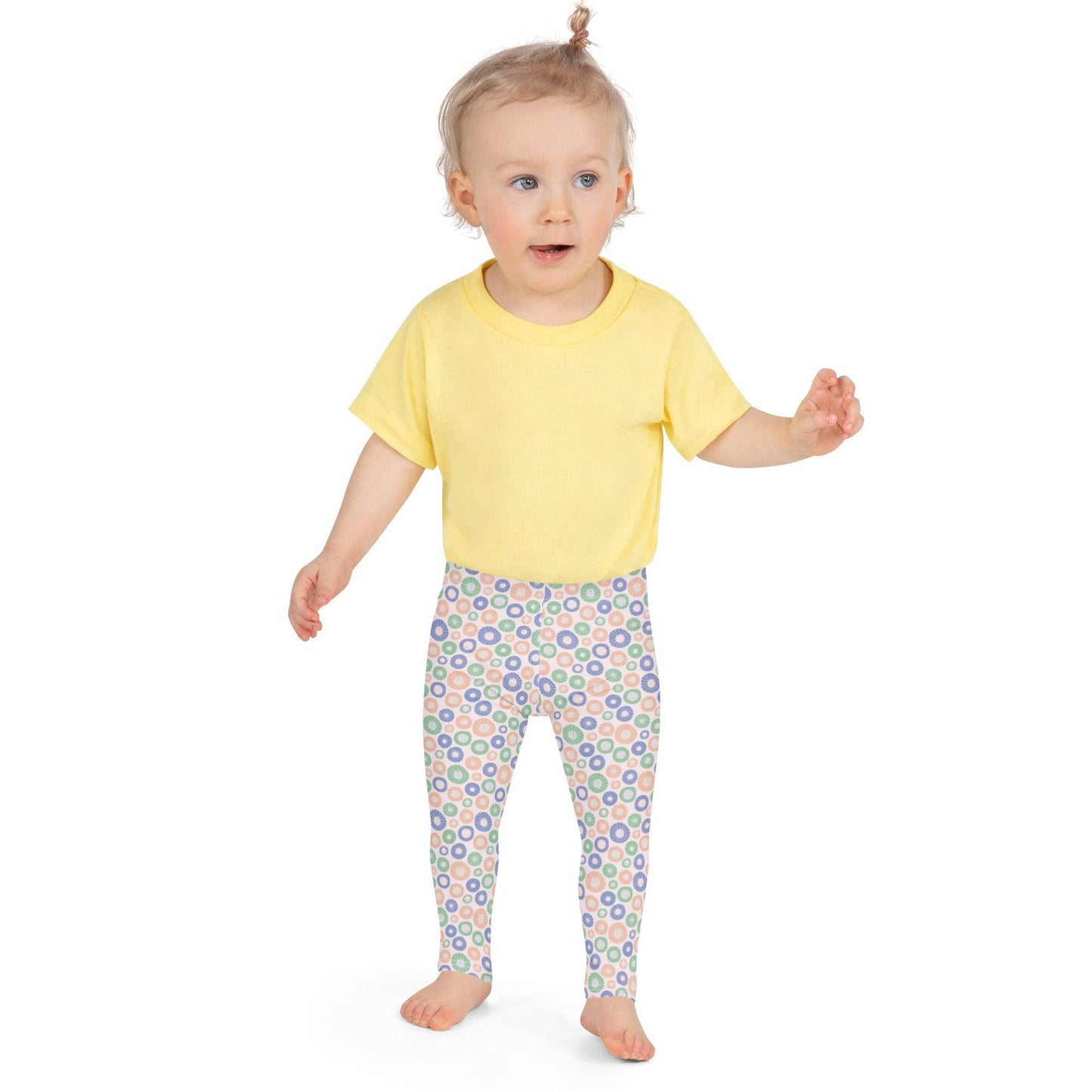 Blush Circle Kid's Leggings | DEEAREST LTD