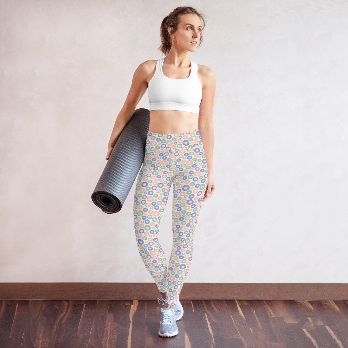 Blush Circle Yoga Leggings | DEEAREST LTD