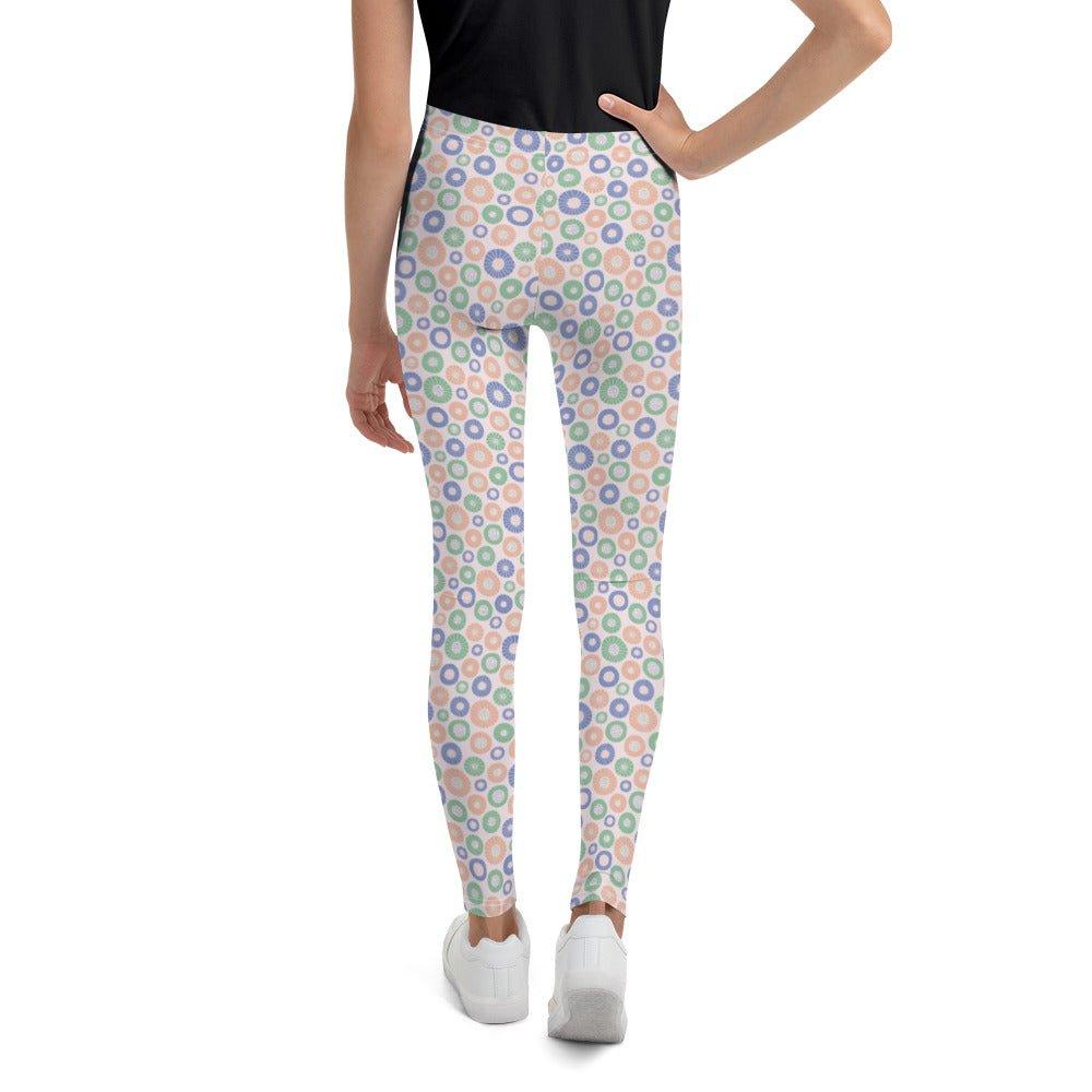 Blush Circle Youth Leggings | DEEAREST LTD