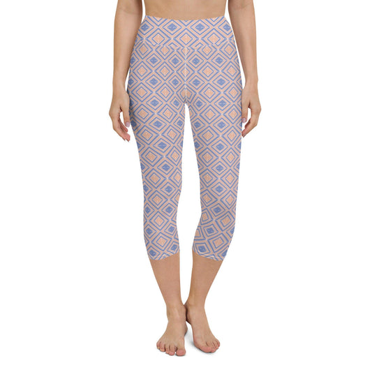 Blush Diamond Yoga Capri Leggings | DEEAREST LTD