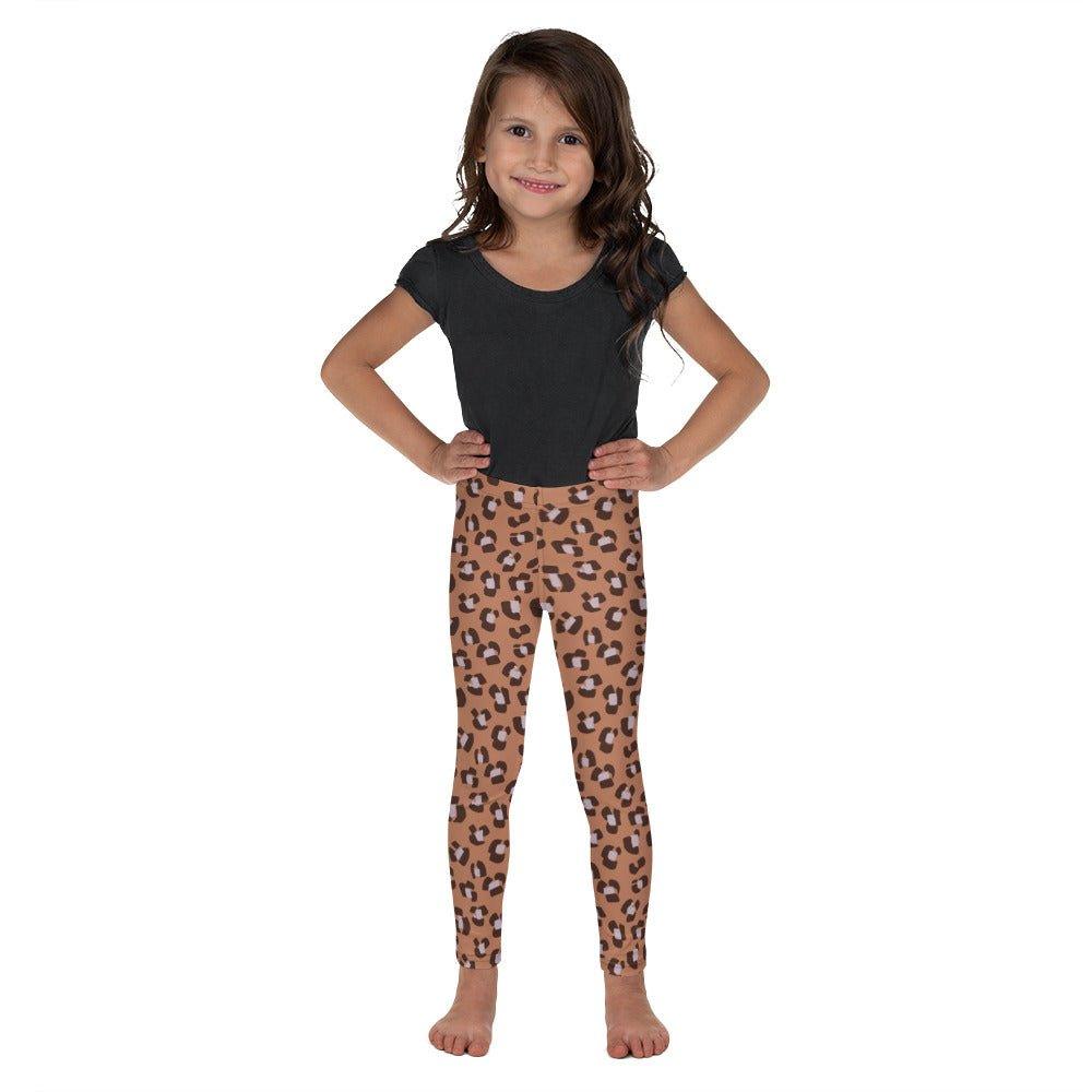 Brown Animal Rave Kid's Leggings | DEEAREST LTD