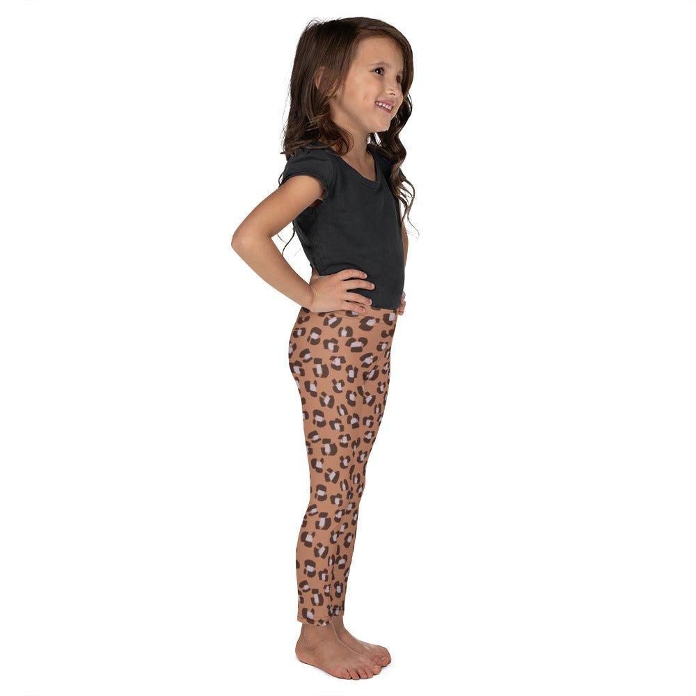 Brown Animal Rave Kid's Leggings | DEEAREST LTD