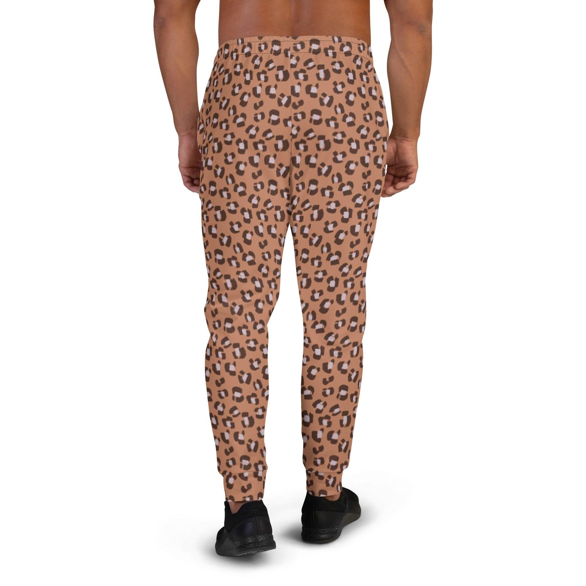 Brown Animal Rave Men's Joggers | DEEAREST LTD