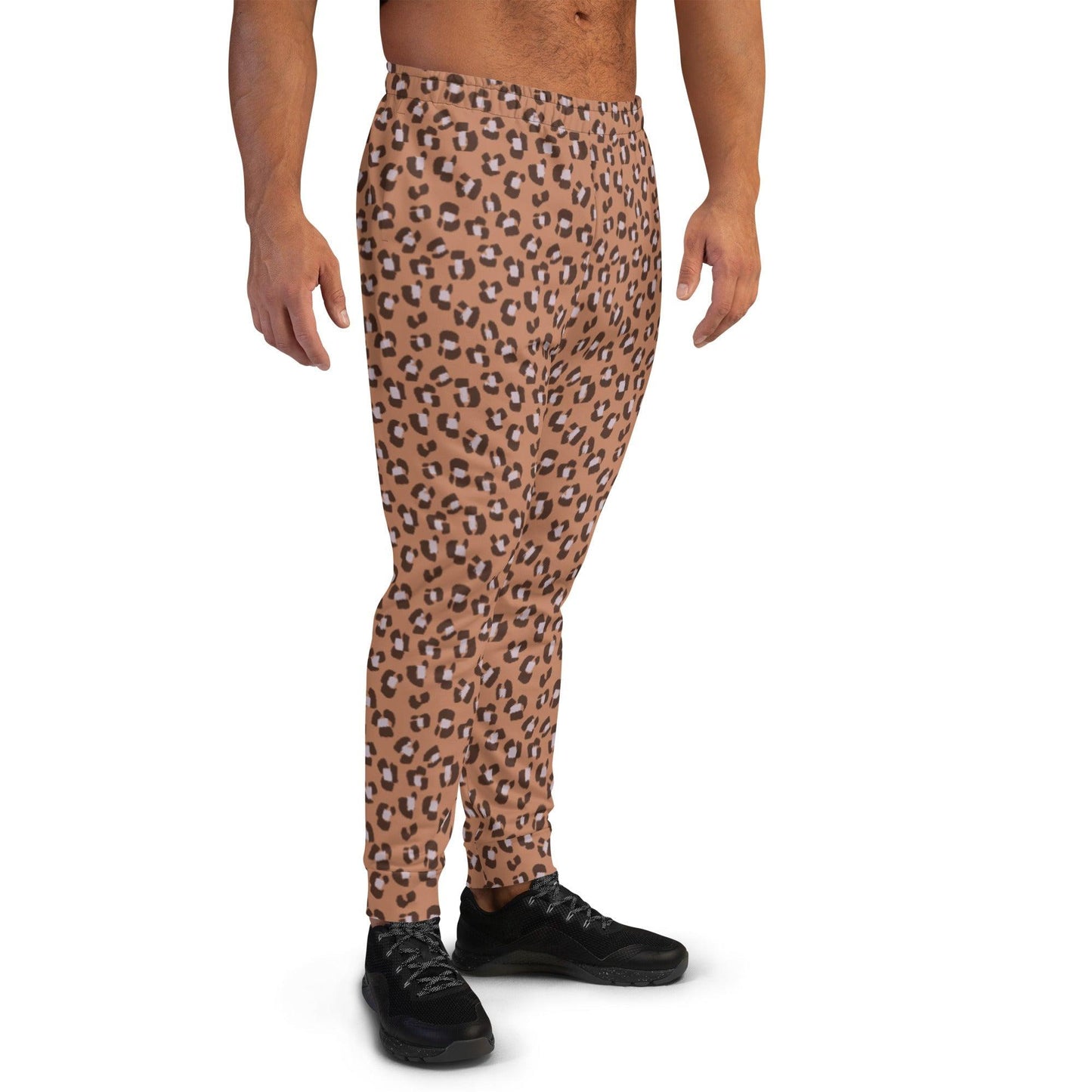 Brown Animal Rave Men's Joggers | DEEAREST LTD