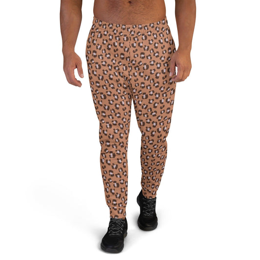 Brown Animal Rave Men's Joggers | DEEAREST LTD