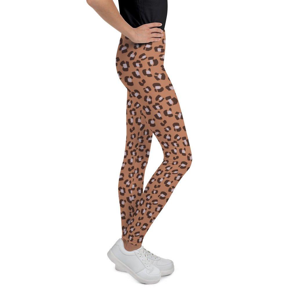 Brown Animal Rave Youth Leggings | DEEAREST LTD