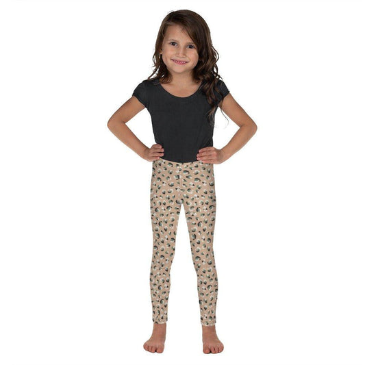 Brown Jungle Adventure Kid's Leggings | DEEAREST LTD