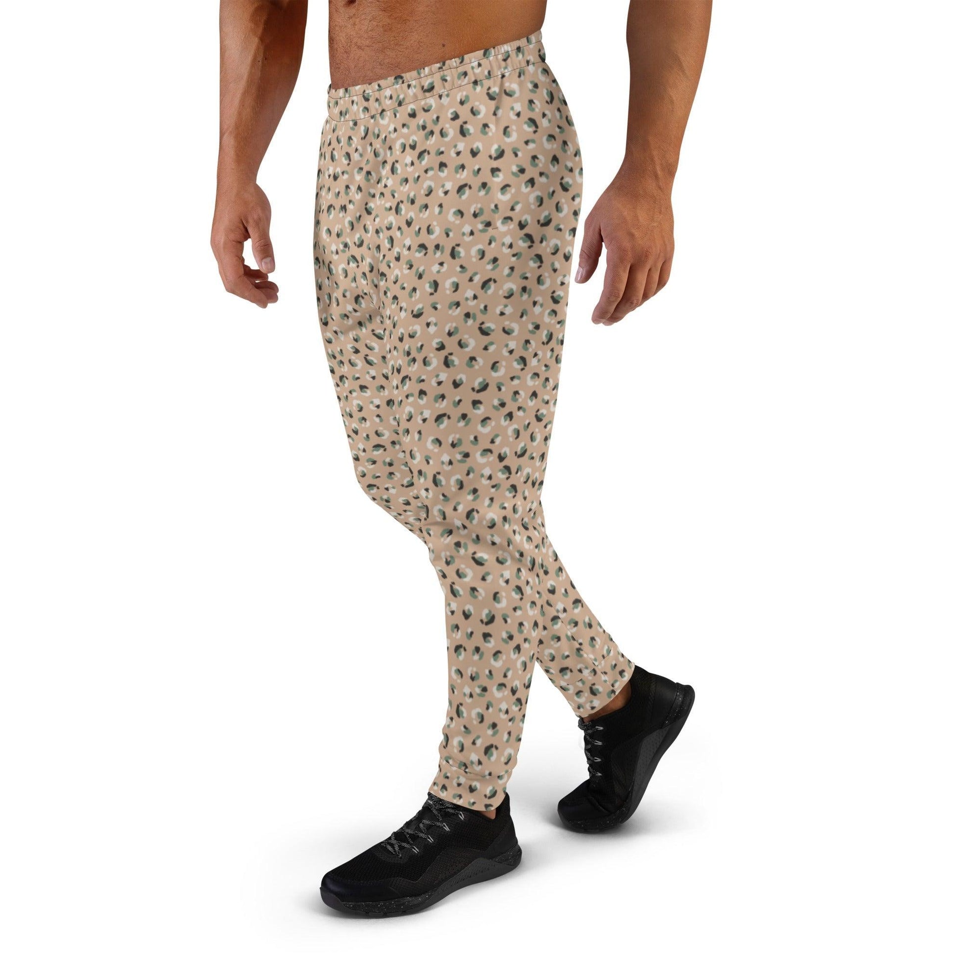 Brown Jungle Adventure Men's Joggers | DEEAREST LTD