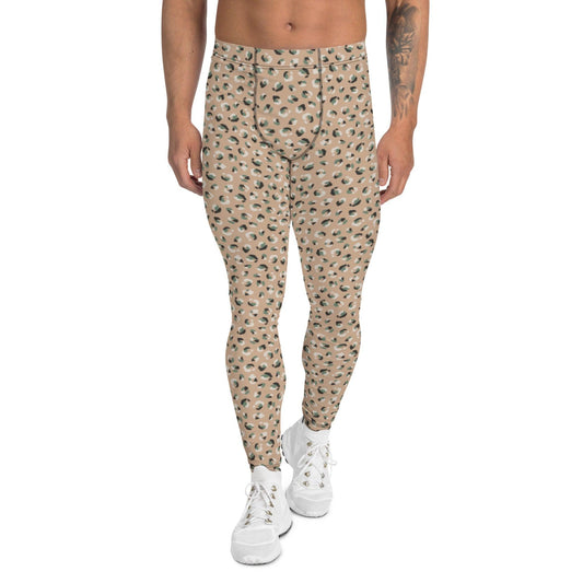 Brown Jungle Adventure Men's Leggings | DEEAREST LTD