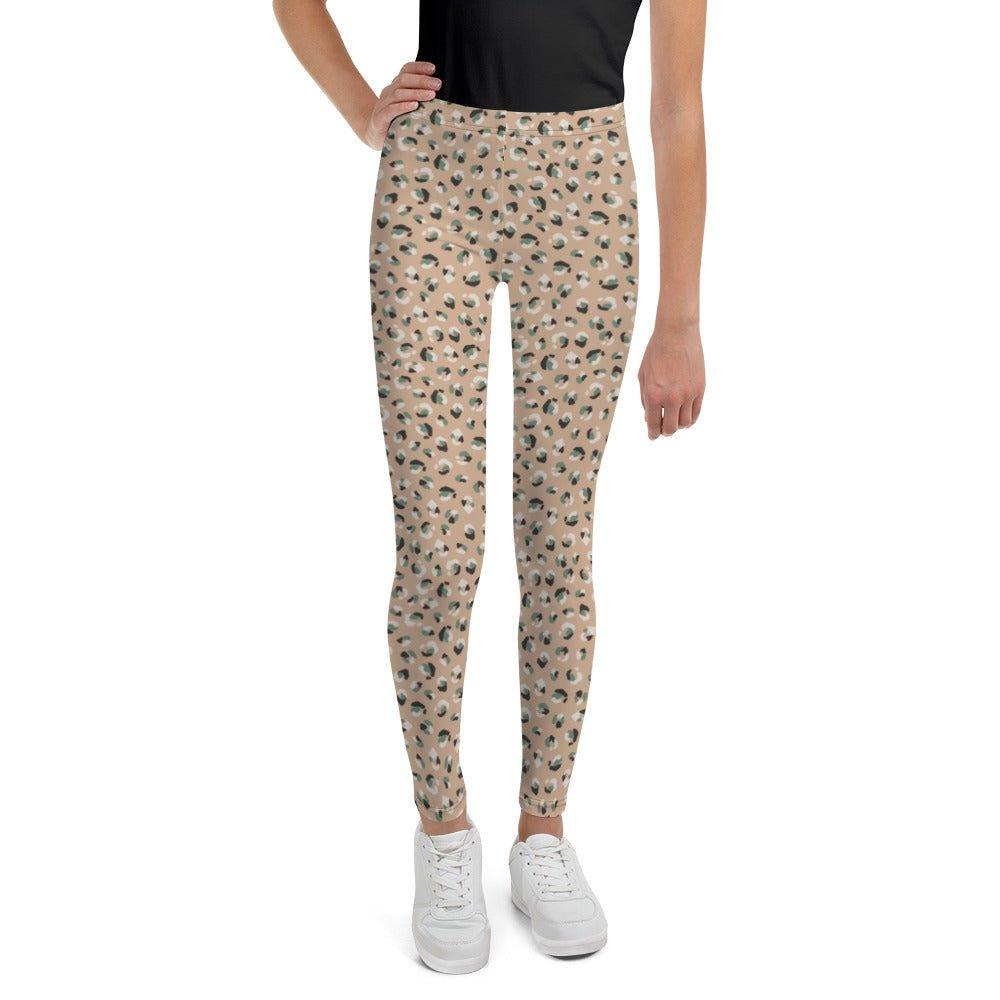 Brown Jungle Adventure Youth Leggings | DEEAREST LTD