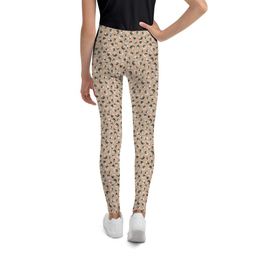 Brown Jungle Adventure Youth Leggings | DEEAREST LTD