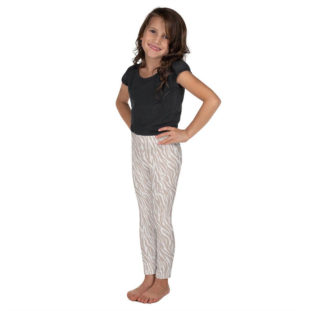 Off-White Animal Print Kid's Leggings | DEEAREST LTD