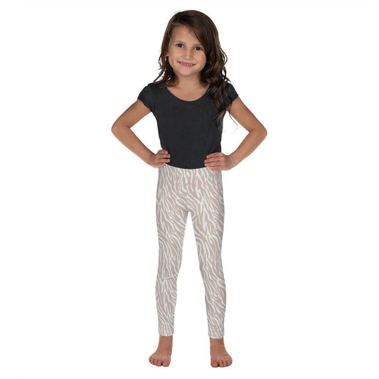 Off-White Animal Print Kid's Leggings | DEEAREST LTD