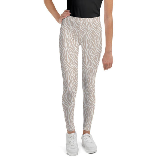 Off-White Animal Print Youth Leggings | DEEAREST LTD