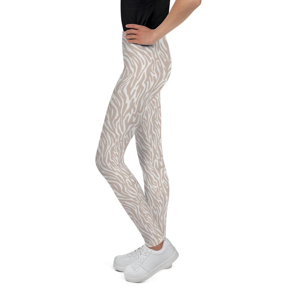 Off-White Animal Print Youth Leggings | DEEAREST LTD