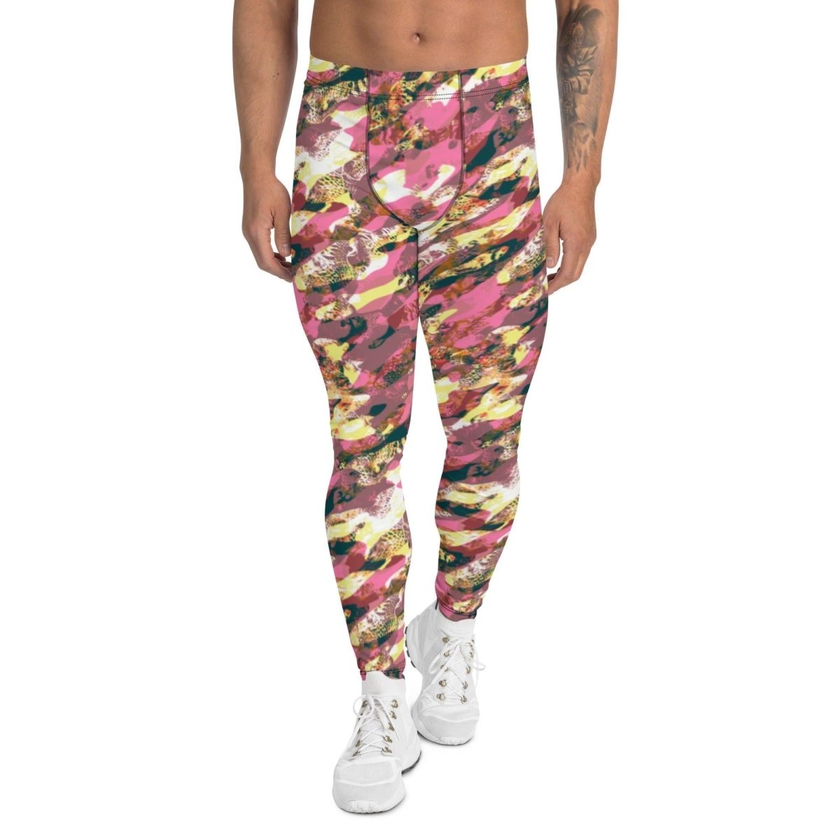 Pink Camouflage Men's Leggings | DEEAREST LTD