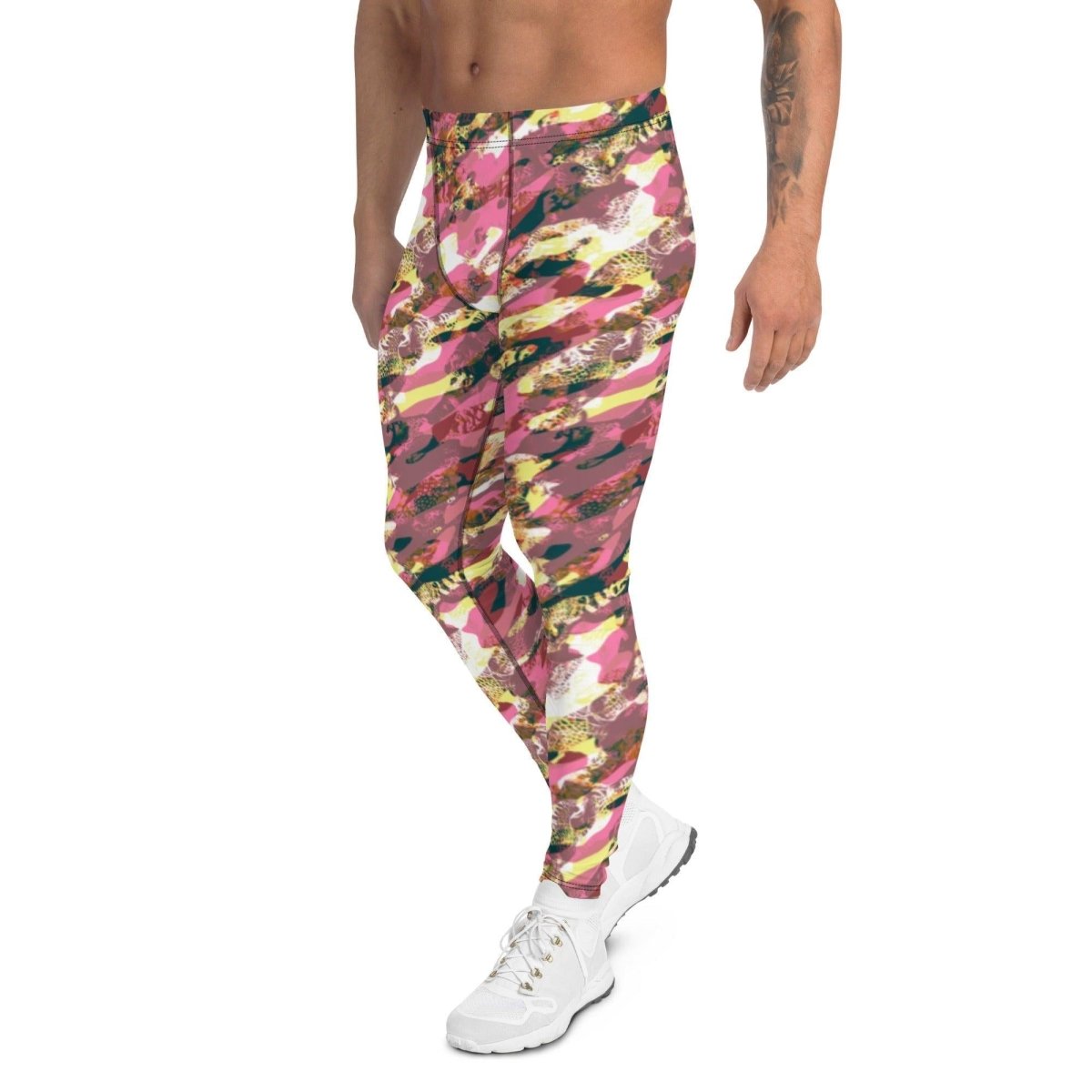 Pink Camouflage Men's Leggings | DEEAREST LTD