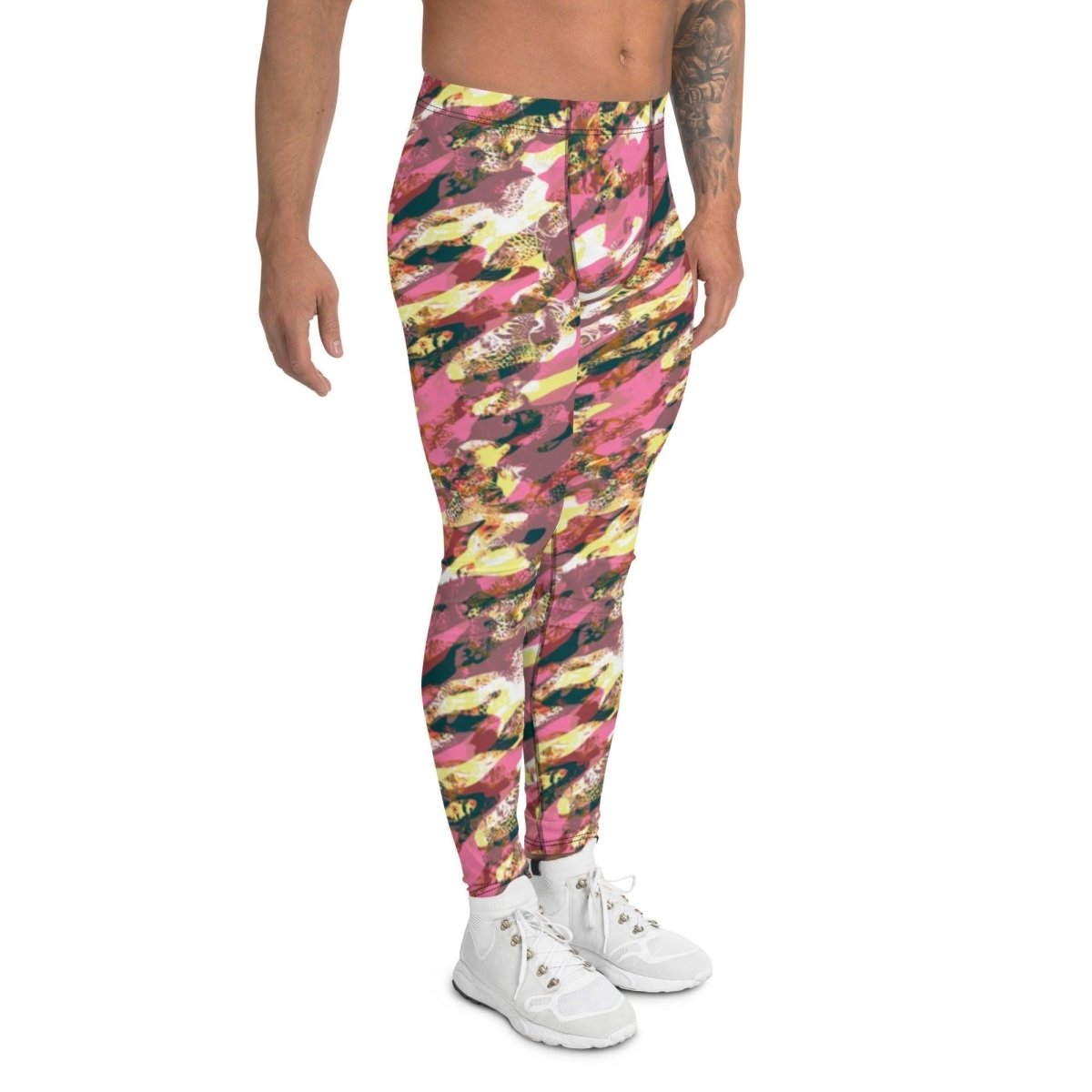 Pink Camouflage Men's Leggings | DEEAREST LTD