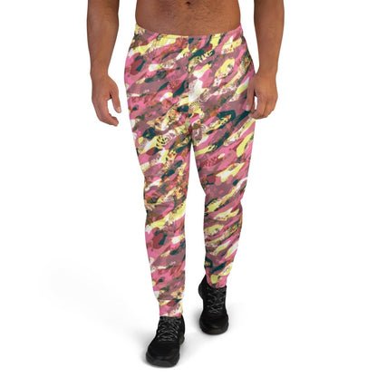 Pink Camouflage Men's Street Joggers | DEEAREST LTD