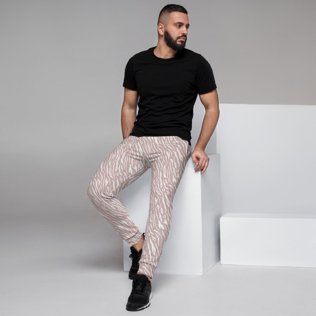 Pink Encounter Men's Street Joggers | DEEAREST LTD