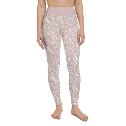 Pink Encounter Women's High-Waisted Yoga Pants | DEEAREST LTD