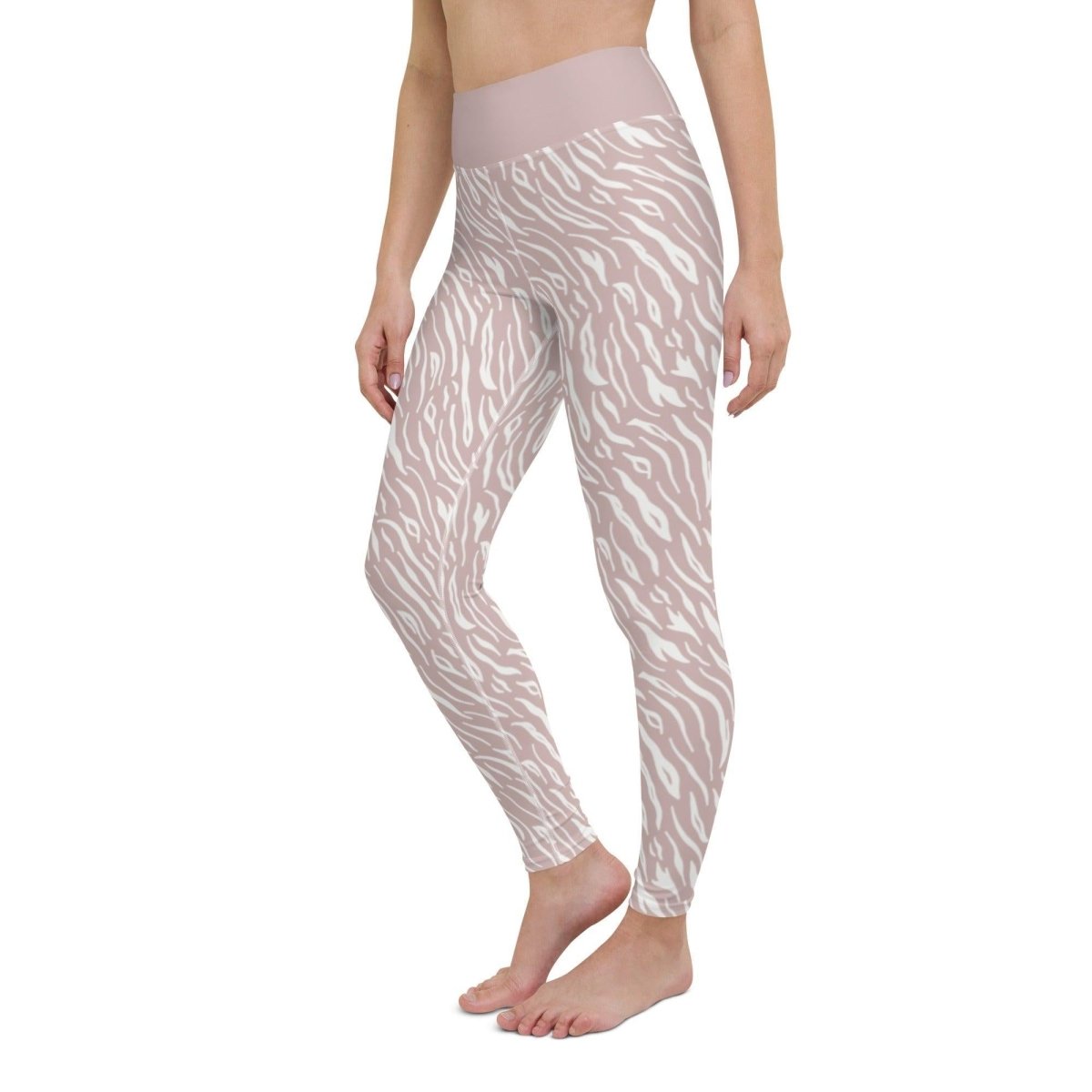 Pink Encounter Women's High-Waisted Yoga Pants | DEEAREST LTD