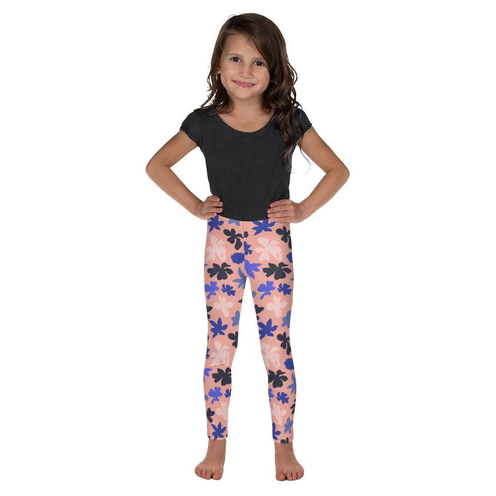 Pink Floral Kid's Leggings | DEEAREST LTD