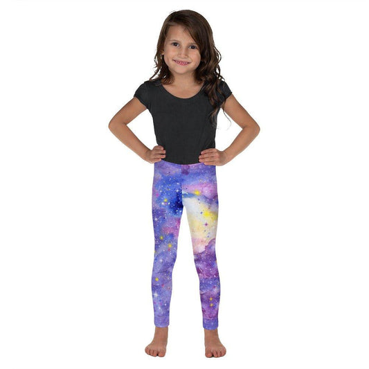 Pink Galaxy Kid's Leggings | DEEAREST LTD