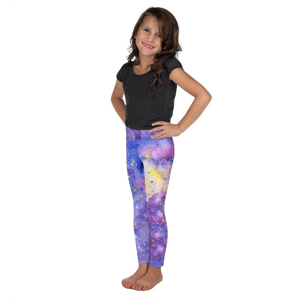 Pink Galaxy Kid's Leggings | DEEAREST LTD