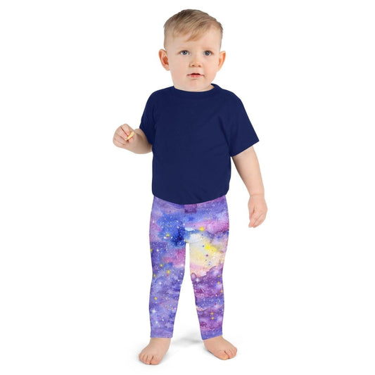 Pink Galaxy Kid's Leggings | DEEAREST LTD