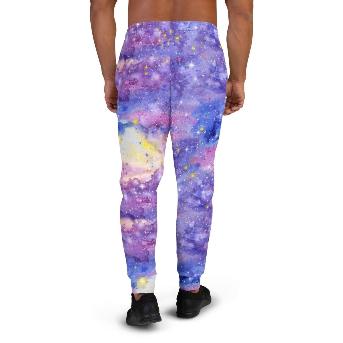 Pink Galaxy Men's Street Joggers | DEEAREST LTD