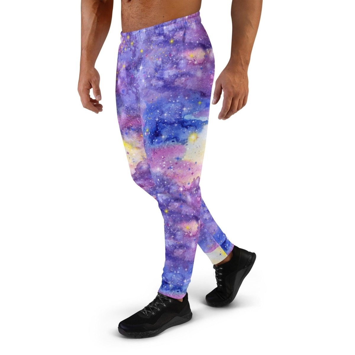 Pink Galaxy Men's Street Joggers | DEEAREST LTD