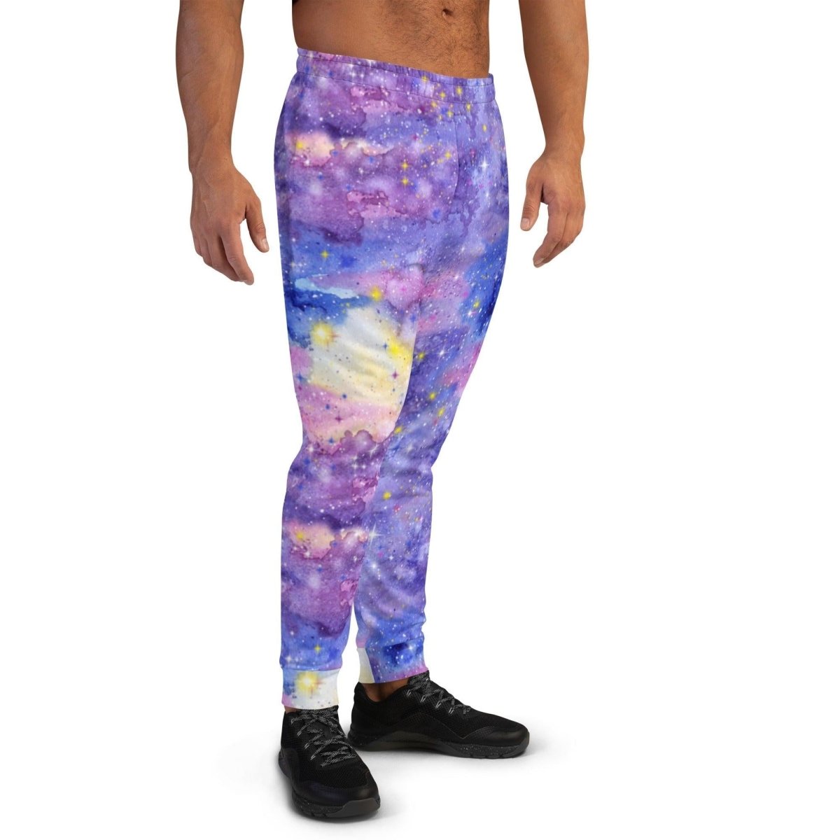 Pink Galaxy Men's Street Joggers | DEEAREST LTD