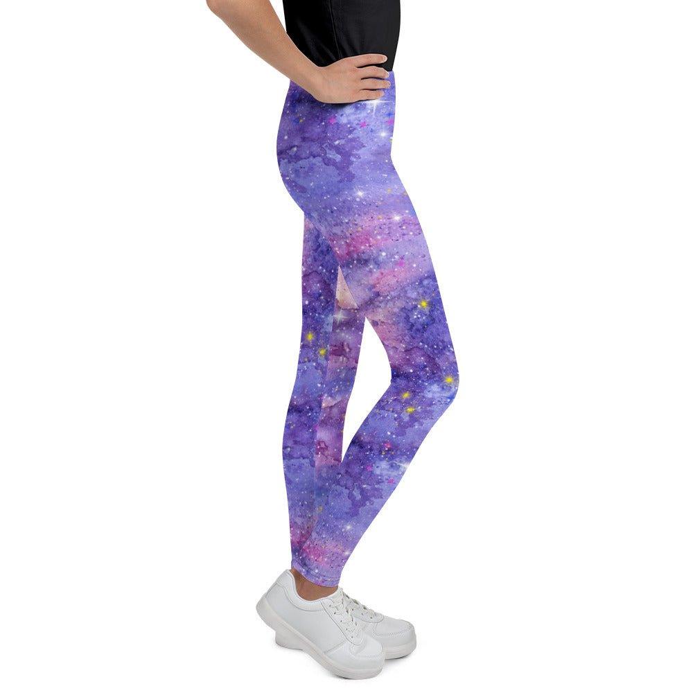 Pink Galaxy Youth Leggings | DEEAREST LTD