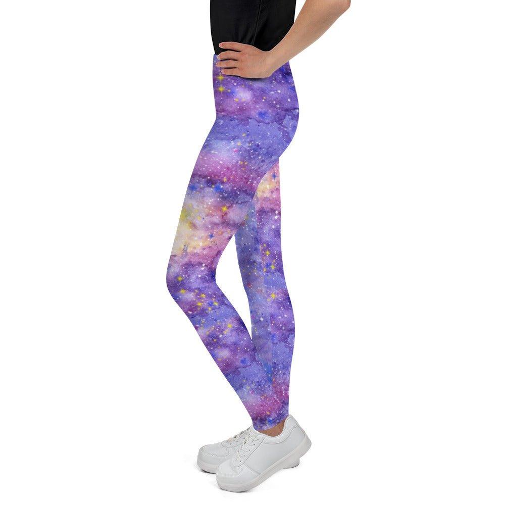 Pink Galaxy Youth Leggings | DEEAREST LTD