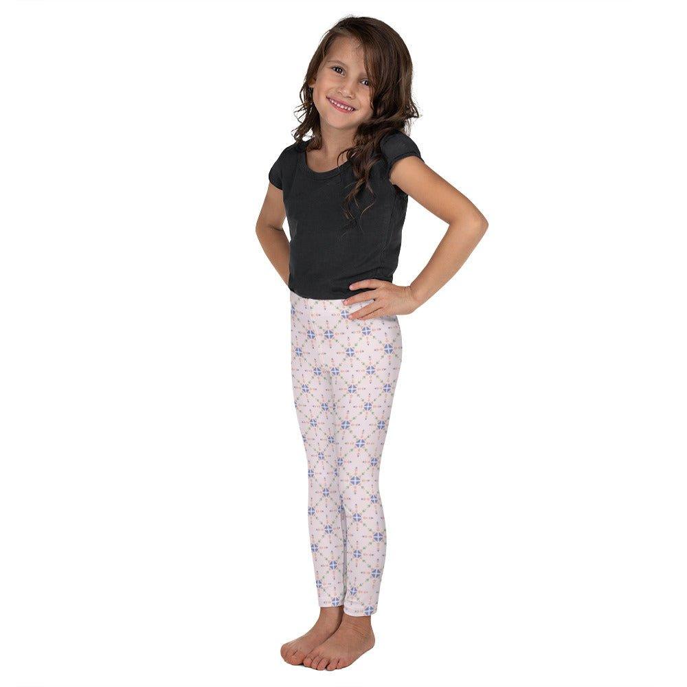 Pink Patterned Kid's Leggings | DEEAREST LTD