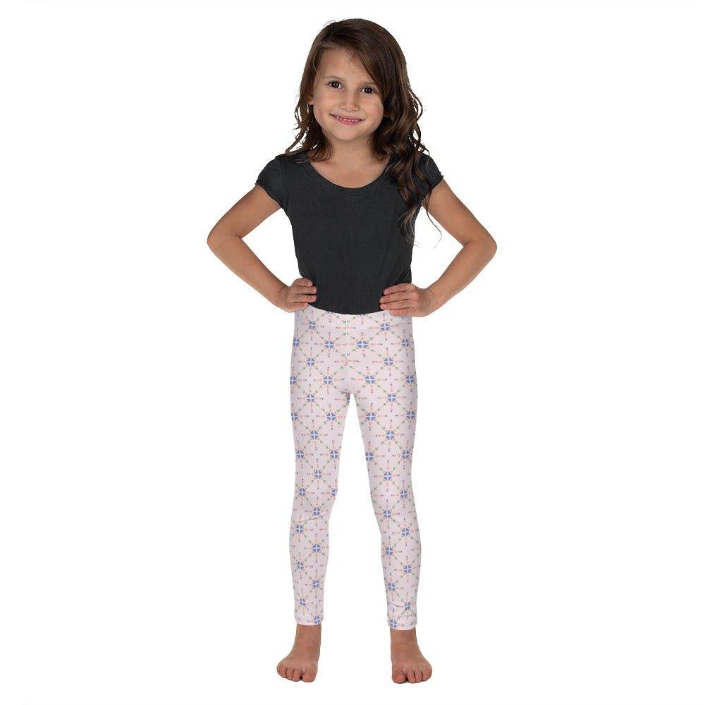 Pink Patterned Kid's Leggings | DEEAREST LTD