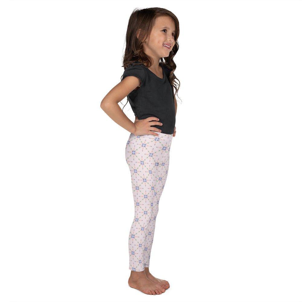 Pink Patterned Kid's Leggings | DEEAREST LTD