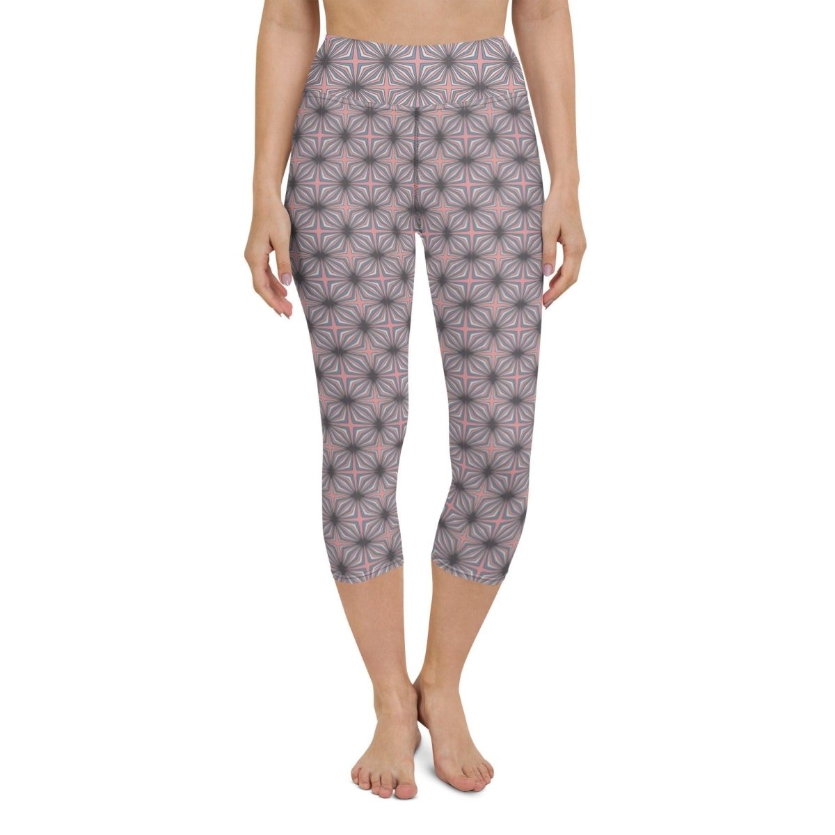 Pink Pottery Women's Capri Yoga Pants | DEEAREST LTD