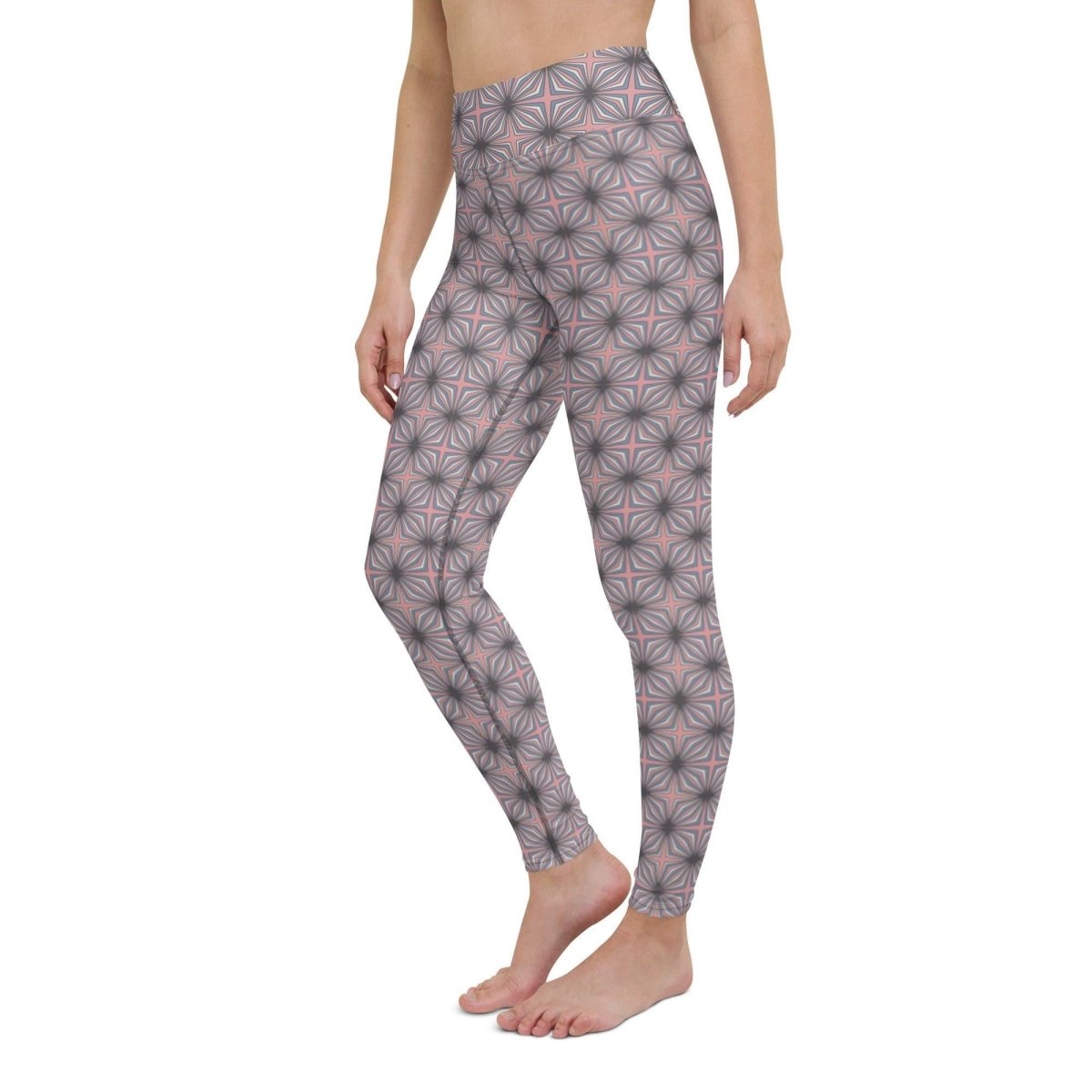 Pink Pottery Women's High-Waisted Yoga Pants | DEEAREST LTD