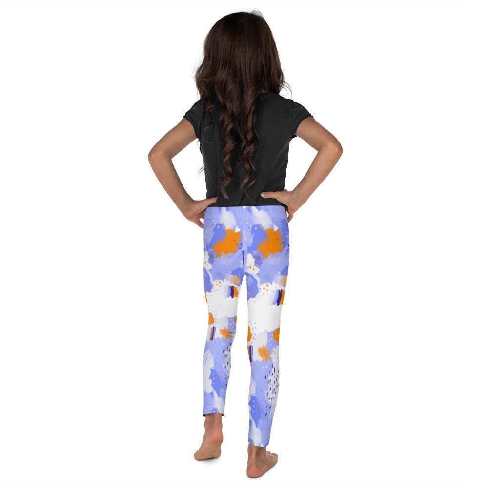 Purple Abstract Kid's Leggings | DEEAREST LTD