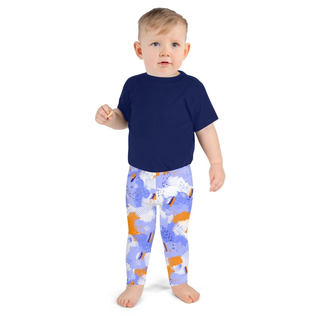 Purple Abstract Kid's Leggings | DEEAREST LTD