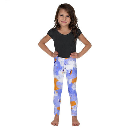 Purple Abstract Kid's Leggings | DEEAREST LTD