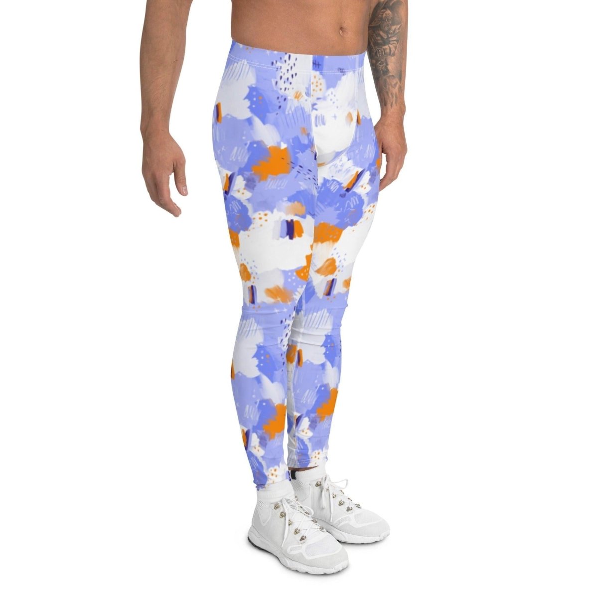 Purple Abstract Men's Leggings | DEEAREST LTD